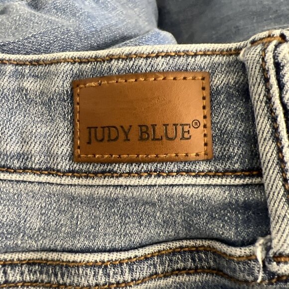 Judy Blue Skinny Fit Plus Sz Jeans 24W Straight Leg JB82548MD-PL - Picture 12 of 12